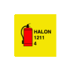 Halon 1211 fire extinguisher