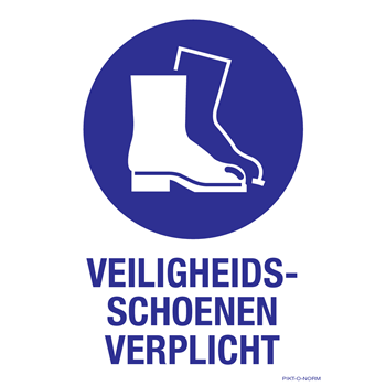 Veiligheidsschoenen verplicht
