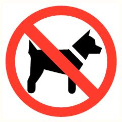 Honden verboden