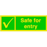 Safe for entry