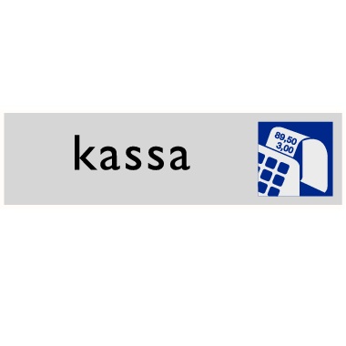 Infoplaatje Kassa