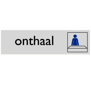 Infoplaatje Onthaal