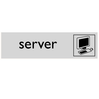 Infoplaatje Server