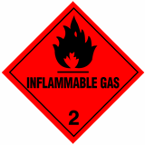 Inflammable gas