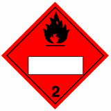 Flammable gas