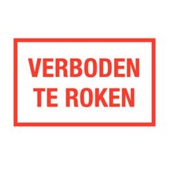 Verboden te roken